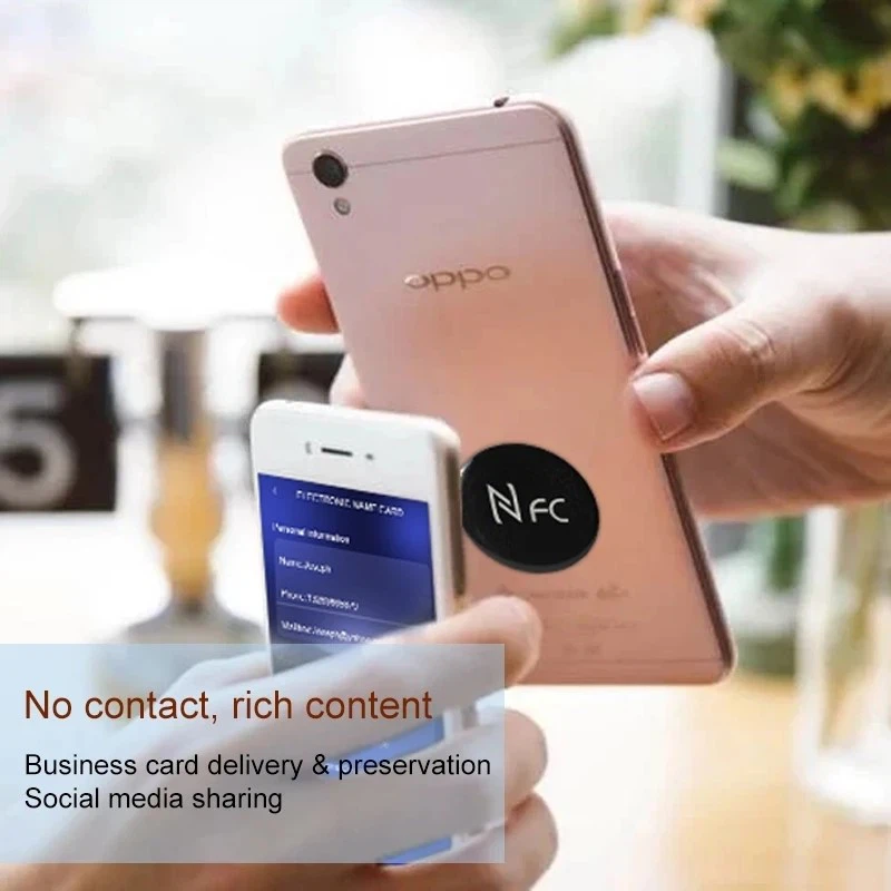 NFC Social Media Sticker Tag 9 NFC Social Media Sticker Tag 9